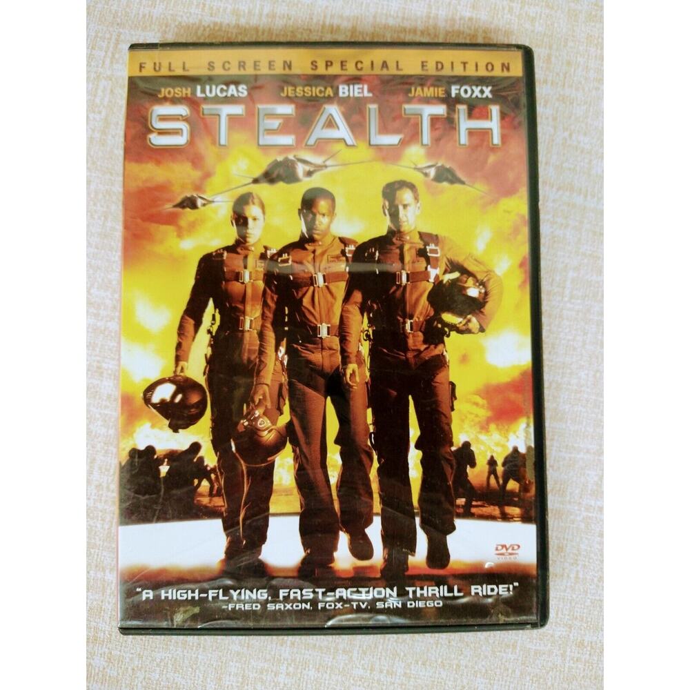 DVD Stealth 2005 Josh‎ Luca Jessica Biel Jamie Foxx Action Adventure